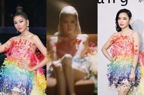 Đụng váy Rosé (Black Pink), Thanh Hằng đẹp xuất sắc nhưng Châu Bùi lại bị 'dìm' thảm hại