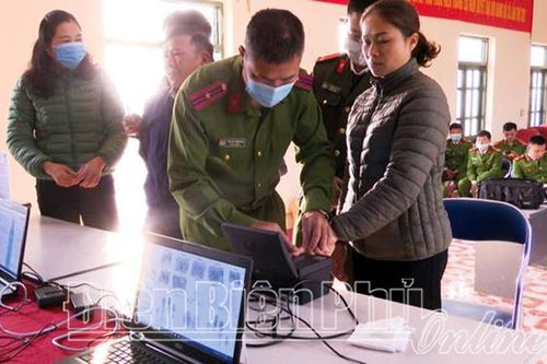 Mường Nhé đẩy nhanh tiến độ cấp Căn cước công dân