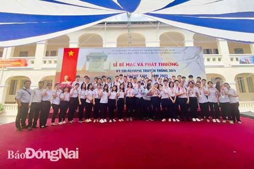 Kỳ thi Olympic 30-4 lần thứ 24: Trường THPT chuyên Lương Thế Vinh xếp hạng 3