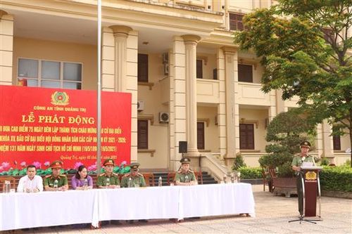 Công an tỉnh Quảng Trị phát động đợt thi đua cao điểm 75 ngày đêm lập thành tích