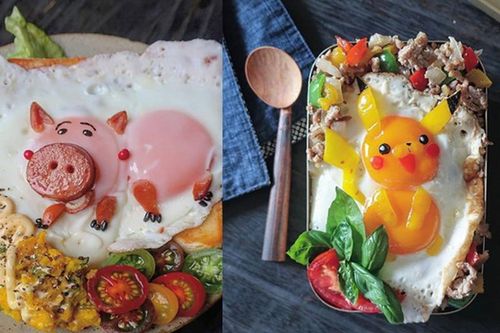 Bà mẹ 'biến' bữa trưa của con thành nhân vật hoạt hình ngộ nghĩnh
