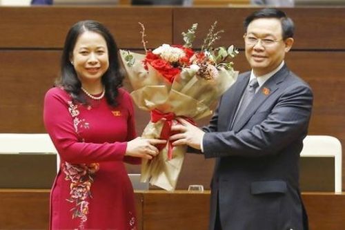Bà Võ Thị Ánh Xuân được Quốc hội bầu làm Phó Chủ tịch nước