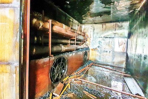 Xưởng sấy gỗ bị hỏa hoạn