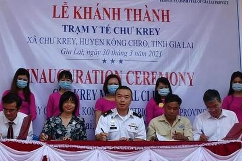 Khánh thành Trạm y tế trị giá 450.000 USD do Bộ Quốc phòng Hoa Kỳ tài trợ