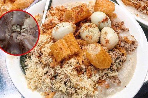 Hà Nội: Món cháo sườn nổi tiếng khu Văn Miếu có 'sinh vật lạ' khiến thực khách rùng mình