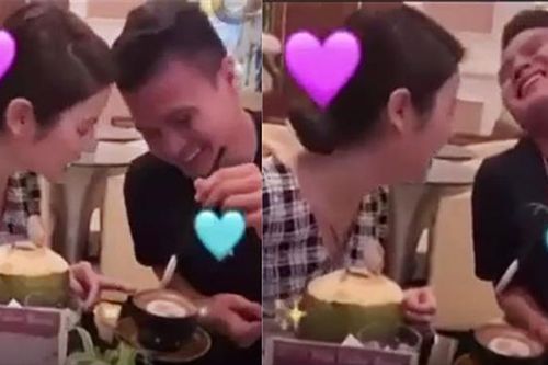 Lộ clip Quang Hải thân mật bên bạn gái tin đồn