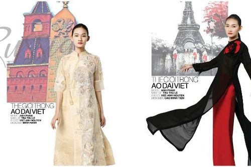 Văn hóa thế giới in dấu ấn trên áo dài Việt Nam