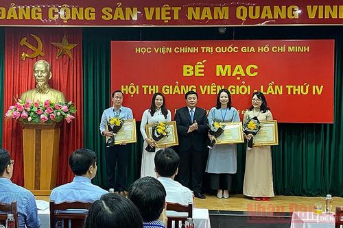 Bế mạc Hội thi Giảng viên giỏi cấp Học viện Chính trị quốc gia Hồ Chí Minh