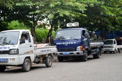 Thành phố Vĩnh Yên triển khai kế hoạch ra quân lập lại trật tự đô thị trên trên địa bàn phường Đống Đa