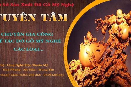 Mỹ nghệ Tuyên Tâm thổi hồn cho gỗ nhờ chế tác thủ công