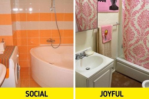 Đoán tính cách gia chủ qua cách sắp xếp đồ dùng phòng tắm