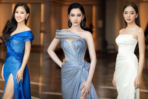 Cẩm Đan, Bích Thùy diện váy cúp ngực siêu gợi cảm