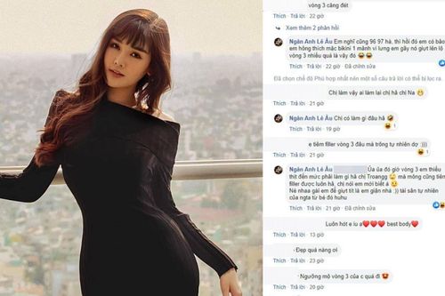 Lê Âu Ngân Anh đổi tóc mới xinh đẹp như thiếu nữ nhưng fan lại bị hút mắt vào vòng 3 căng mẩy