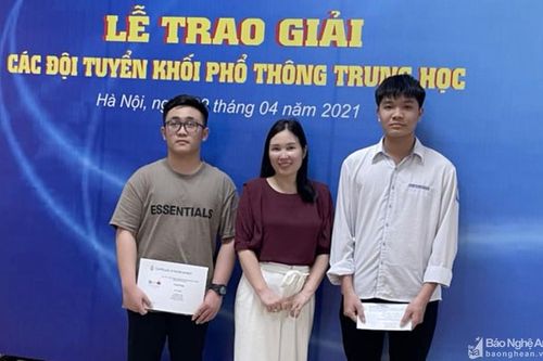 3 học sinh Nghệ An được lọt vào đội tuyển Quốc gia tham dự các Kỳ thi Olympic