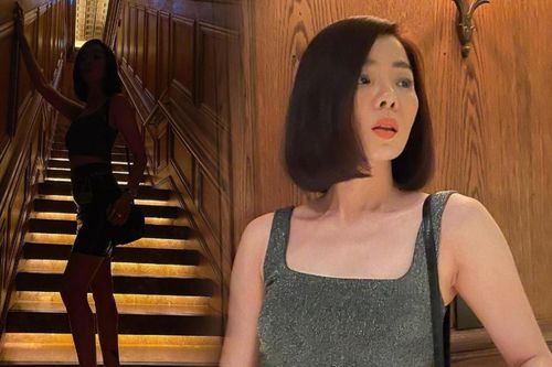 Không cần hở bạo như mọi khi, Lệ Quyên vẫn dư sức khoe được body không mỡ thừa