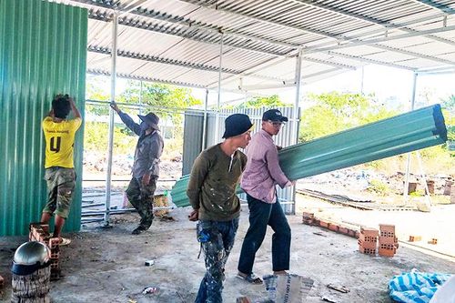 Tháo dỡ công trình xây dựng trái phép