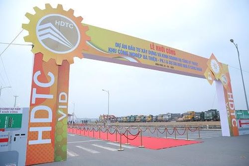 Đầu tư hạ tầng kỹ thuật Khu công nghiệp Bá Thiện - phân khu I