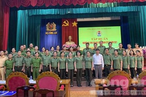 Công đoàn CAND tập huấn cho cán bộ Công đoàn chủ chốt