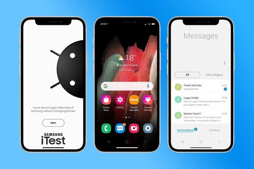 Dùng thử điện thoại Samsung ngay trên iPhone