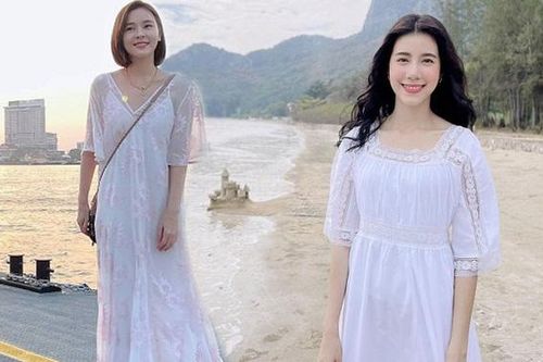 Kiểu váy trắng dịu mát được hội mỹ nhân Thái mê mẩn trong ngày nắng