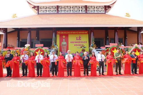 Lễ khánh thành Đền thờ Liệt sĩ H.Xuân Lộc