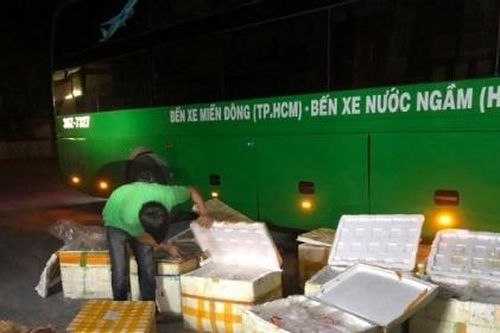 Nghệ An: Bắt vụ vận chuyển thực phẩm bẩn không rõ nguồn gốc xuất xứ