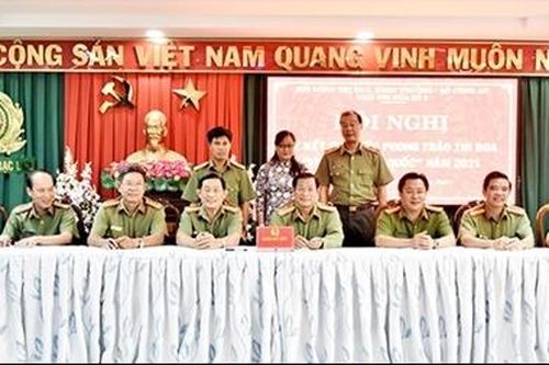 Cụm thi đua số 9 ký kết phong trào thi đua năm 2021