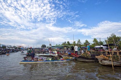 Về Ngã Năm đón bình minh chợ nổi