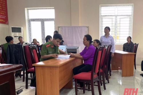 Công an huyện Hậu Lộc: Thu nhận hơn 43.000 hồ sơ cấp căn cước công dân