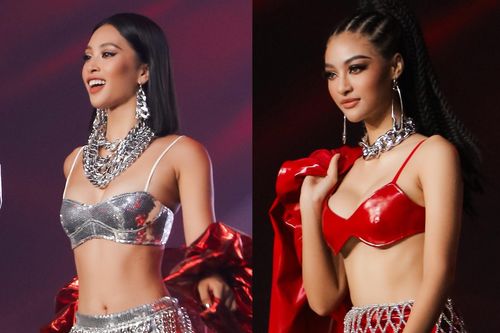 Tiểu Vy diễn nội y trong đêm nhạc Rap Việt