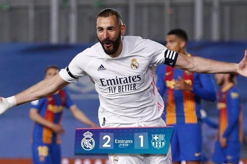 Benzema ghi tuyệt phẩm, Real hạ Barca sau trận 'thủy chiến'