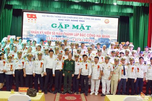 Cựu chiến binh đặc công Hải quân Nghệ Tĩnh gặp mặt kỷ niệm ngày truyền thống