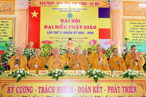 Bình Dương: Đại đức Thích Tắc An làm Trưởng ban Trị sự huyện Dầu Tiếng