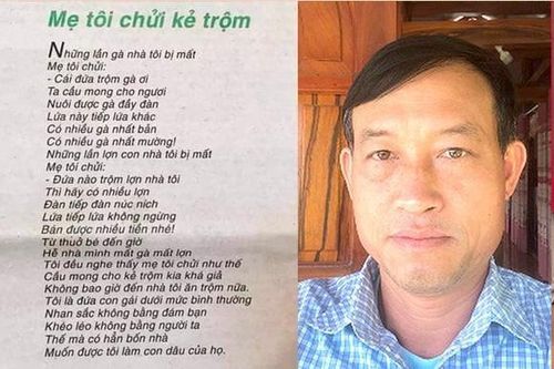 Chưa hết sóng gió vì bị chê dở, 'Mẹ tôi chửi kẻ trộm' tiếp tục bị tố là thơ 'đạo'