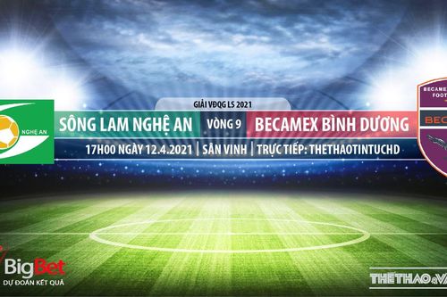 Soi kèo nhà cái SLNA vs Bình Dương. TTTT HD trực tiếp Vòng 9 V-League 2021
