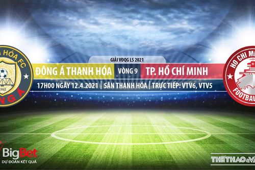 Soi kèo nhà cái Thanh Hóa vs TPHCM. BĐTV trực tiếp Vòng 9 V-League 2021