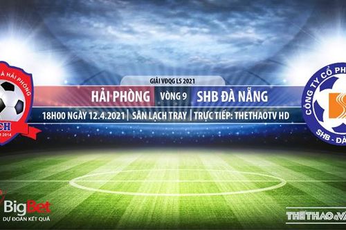 Soi kèo nhà cái Hải Phòng vs Đà Nẵng. TTTV. Trực tiếp bóng đá Việt Nam hôm nay
