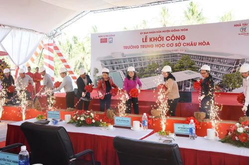 60 tỷ đồng tài trợ xây trường tại tỉnh Bến Tre