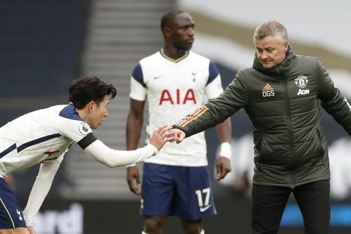 Man Utd 3-1 Tottenham: Tâm điểm những ý kiến giữa HLV Solskjaer và Mourinho về màn 'ăn vạ' của Son Heung Min