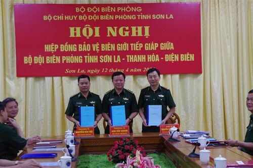 Hiệp đồng bảo vệ biên giới tiếp giáp giữa BĐBP các tỉnh Sơn La, Thanh Hóa, Điện Biên