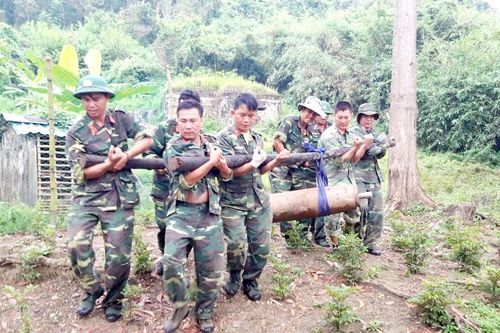 Ưu tiên rà phá bom mìn tại các địa phương bị ô nhiễm nặng