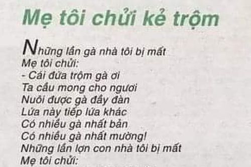 Xung quanh bài thơ 'chửi trộm' đoạt giải báo Văn nghệ: Mới chỉ dừng lại một câu chuyện kể