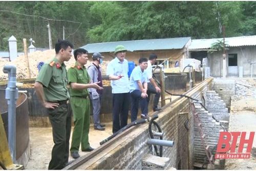 Huyện Quan Hóa rà soát các cơ sở chế biến lâm sản, ngâm ủ bột giấy