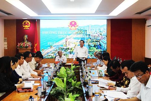 Phiên họp Thường trực HĐND tỉnh Khánh Hòa tháng 4