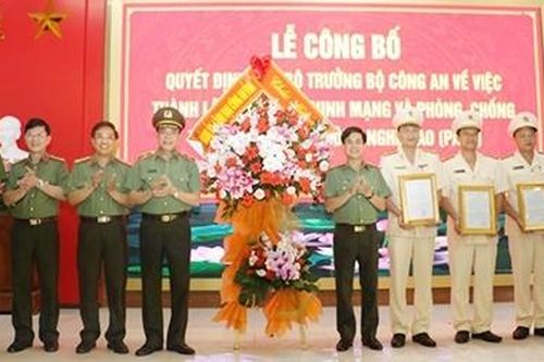 Công an Nghệ An thành lập Phòng An ninh mạng và phòng, chống tội phạm sử dụng công nghệ cao