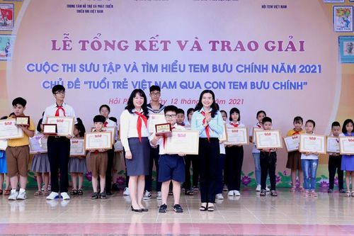 Trao 52 giải thưởng cuộc thi sưu tập tem bưu chính năm 2021