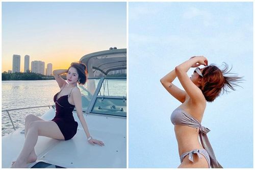 Hot girl Trâm Anh diện '2 mảnh' lộ vóc dáng siêu chuẩn