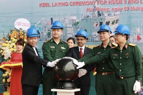 Việt Nam hạ thủy, đặt ky tàu tuần tra theo gói tín dụng quốc phòng Ấn Độ