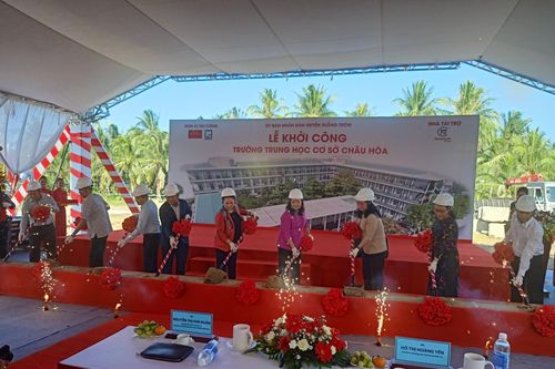 Trungnam Group tặng trường học 60 tỷ cho huyện nghèo ở Bến Tre