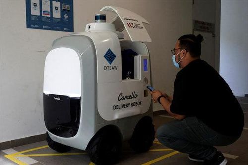 Giao hàng bằng robot thời Covid-19